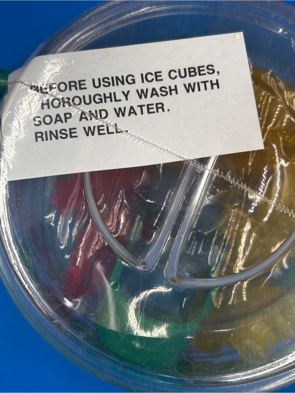 colorful, reusable ice cubes - Picture 3 of 3